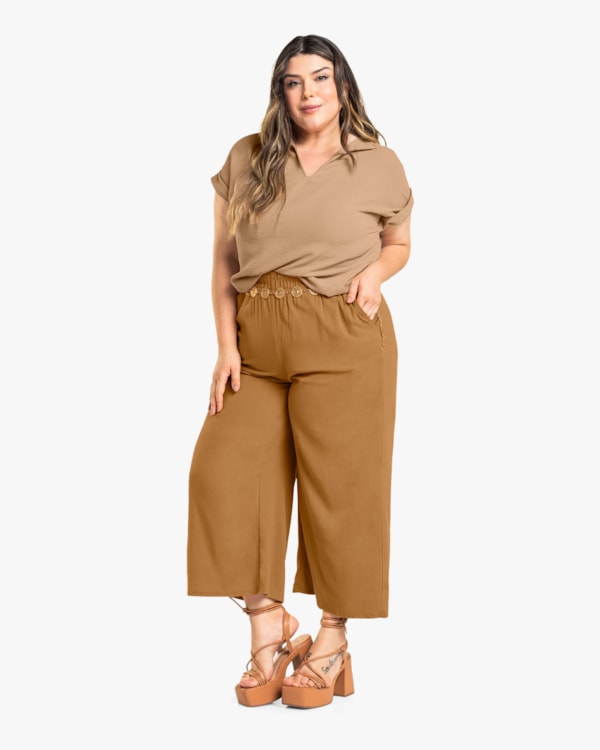 Blusa Bata Plus Size Cereja Rosa Castor