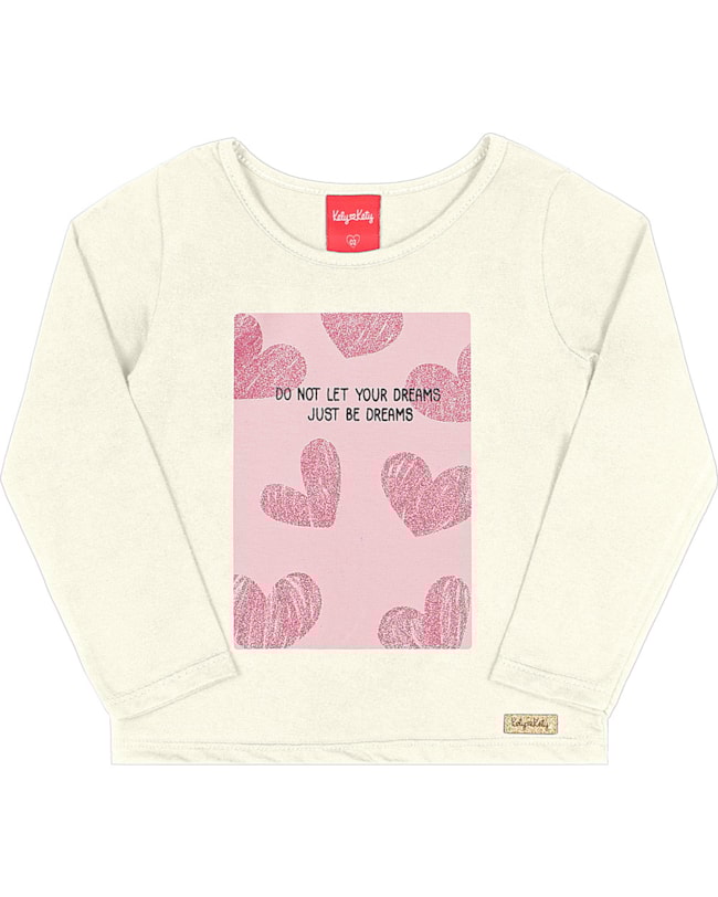 Blusa Bebê Menina Kely Kety Coração-24e26776-d99c-4600-ba71-8445b1bd04db
