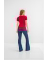 Blusa Canelada Feminina Cereja Rosa Básica-c5b5a9f0-4fd6-46fd-ade2-a195c6bedf30