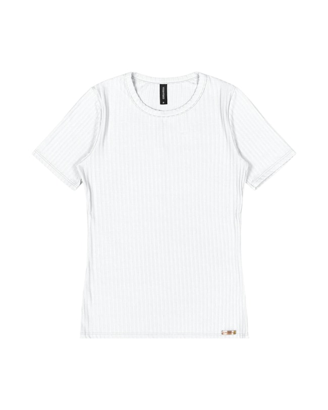 Blusa Canelada Feminina Cereja Rosa Básica-c31793a5-215f-484a-93f1-c9d432a63dba