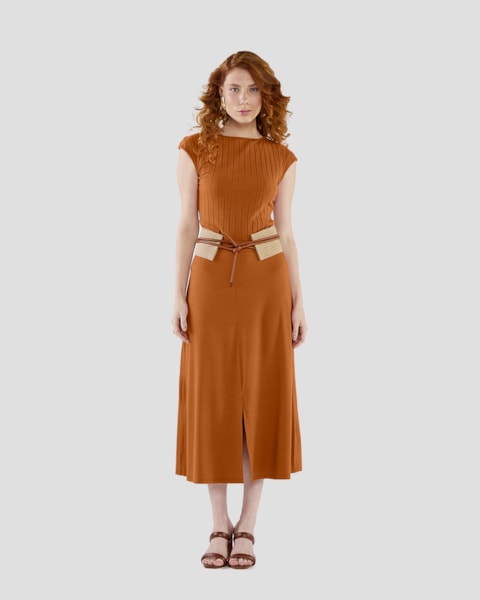 Blusa Canelada Feminina com Detalhe nas Costas - Cereja Rosa - Inca