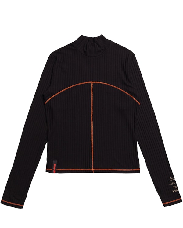 Blusa Canelada Juvenil Feminina Based Gola Alta