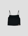 Blusa Cropped Canelada com Alça Fina Cereja Rosa Preto-b0b07cd3-3d59-4f38-bc08-67759abebf74
