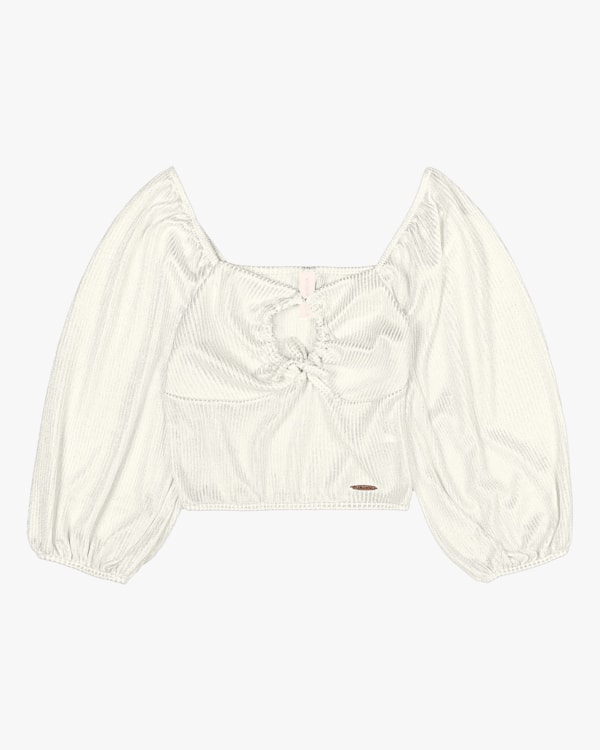 Blusa Cropped Canelada com Brilho Cereja Rosa