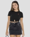 Blusa Cropped Juvenil Canelada com Amarração BaseD Preto-8e786c16-37c8-4148-bc54-ee81f7ecf6b1