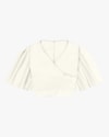 Blusa Cropped Transpassada em Tecido Crepe Cereja Rosa-c723f992-6209-4bba-bf92-90383591bedc