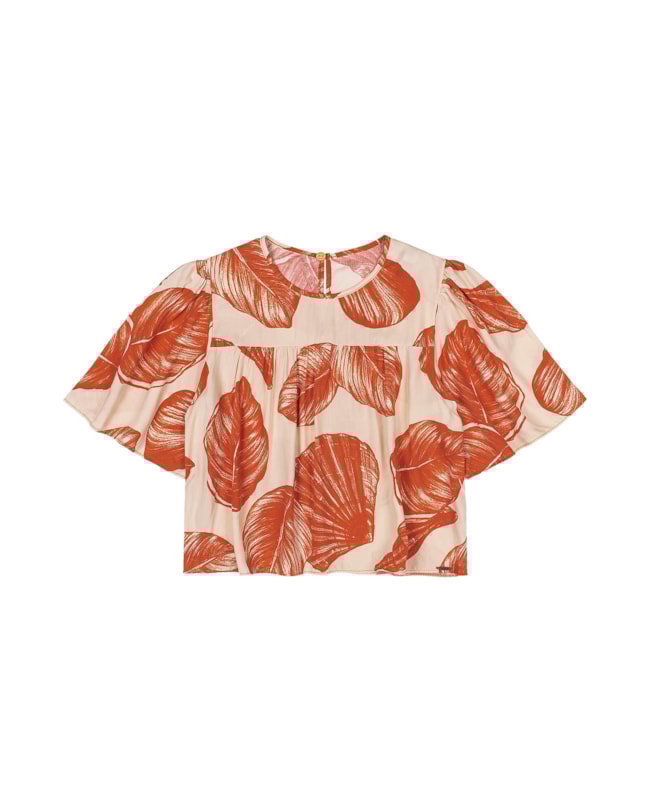 Blusa de Tecido Viscose Estampada Cereja Rosa-0b9af065-d181-410c-b893-702ab91073f0