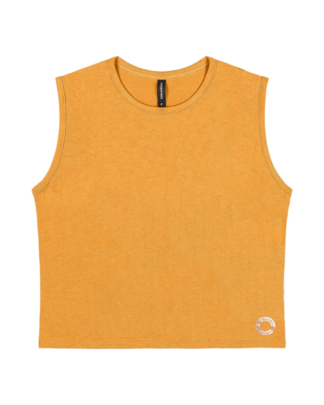 Blusa de Tricot e Viscose sem Manga Cereja Rosa-83403457-677d-4c62-b798-3ab2108f350a
