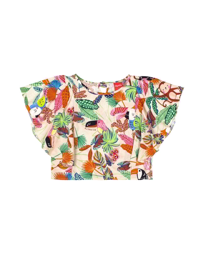 Blusa Estampada com Manga Ampla Menina Kely Kety-8fd149ac-7cb0-42ac-bf13-d23825f5d328