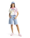 Blusa Estampada Juvenil com Gola Contraste - BaseD - Blossom-74ea43ed-f80f-415e-86e2-a9beaf295331