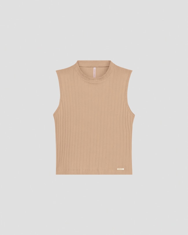 Blusa Feminina Canelada em Linho Cereja Rosa Bege-b741dd13-f1b9-4f51-9a66-efca612ec9f1