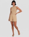 Blusa Feminina Canelada em Linho Cereja Rosa CREME CARAMELO-ade47f72-fe11-4fe2-98ed-9701bc4ec170