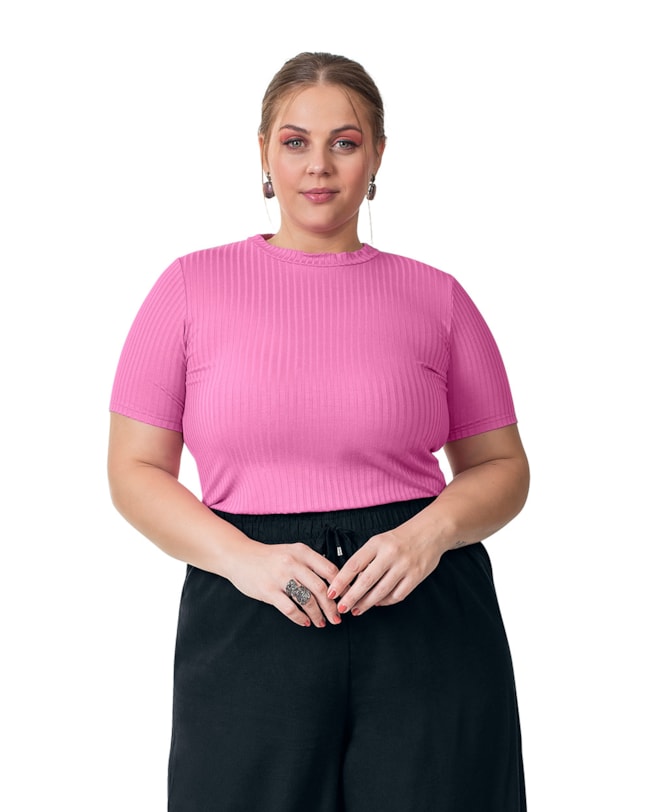 Blusa Feminina Cereja Curves Canelada-54184496-58a1-4937-bf89-ec7a71cbe037