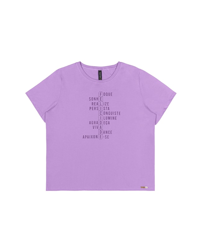 Blusa Feminina Cereja Curves Motivação-5aec6d9d-e150-4177-89a8-4f2aefe71e9c