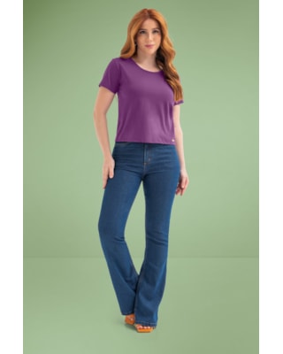 Blusa Feminina Cereja Rosa Básica