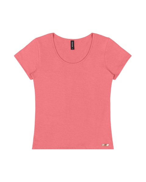 Blusa Feminina Cereja Rosa Básica