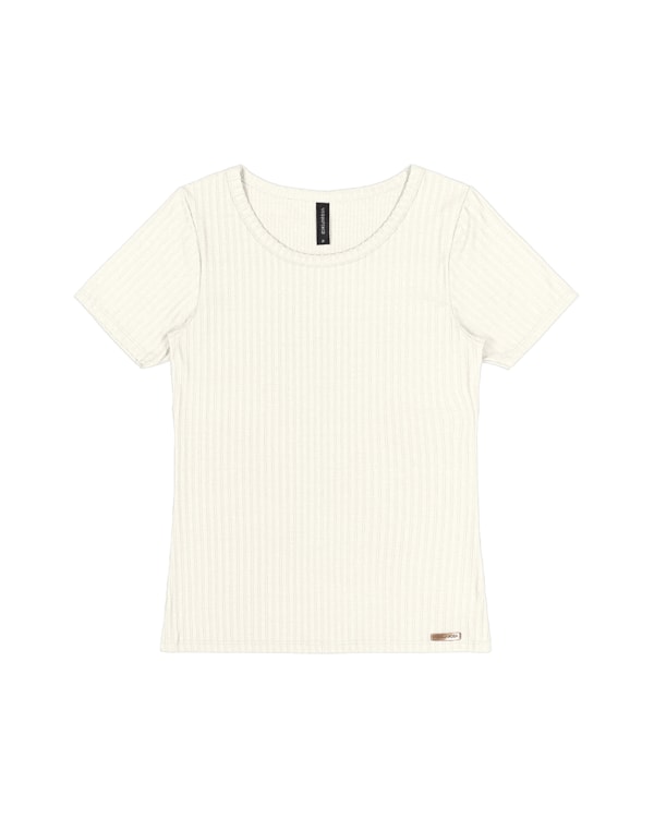 Blusa Feminina Cereja Rosa Canelada