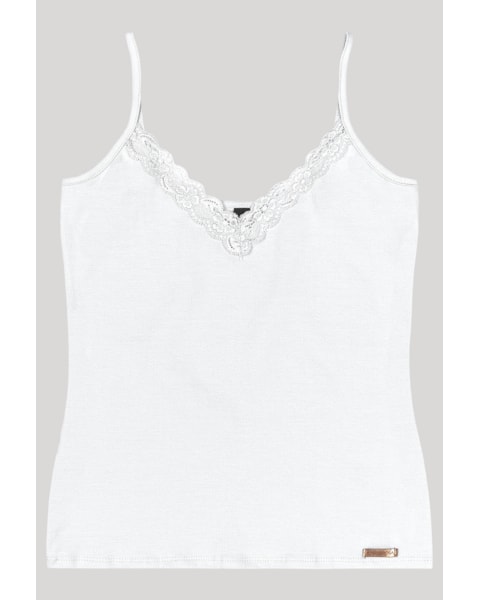 Blusa Feminina Cereja Rosa com Renda