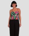 Blusa Feminina Cereja Rosa em Meia Malha Estampada Preto-99d70bcf-bf1d-4514-a056-599e0efd5172