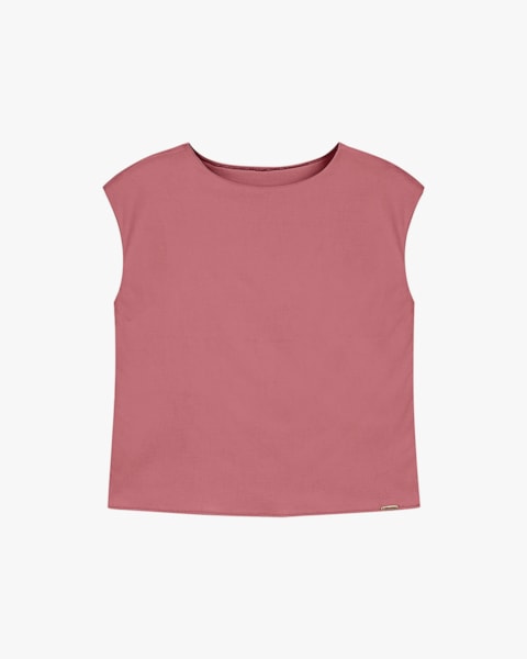 Blusa Feminina Cobre Cós com Decote Redondo - Cereja Rosa - Vegas