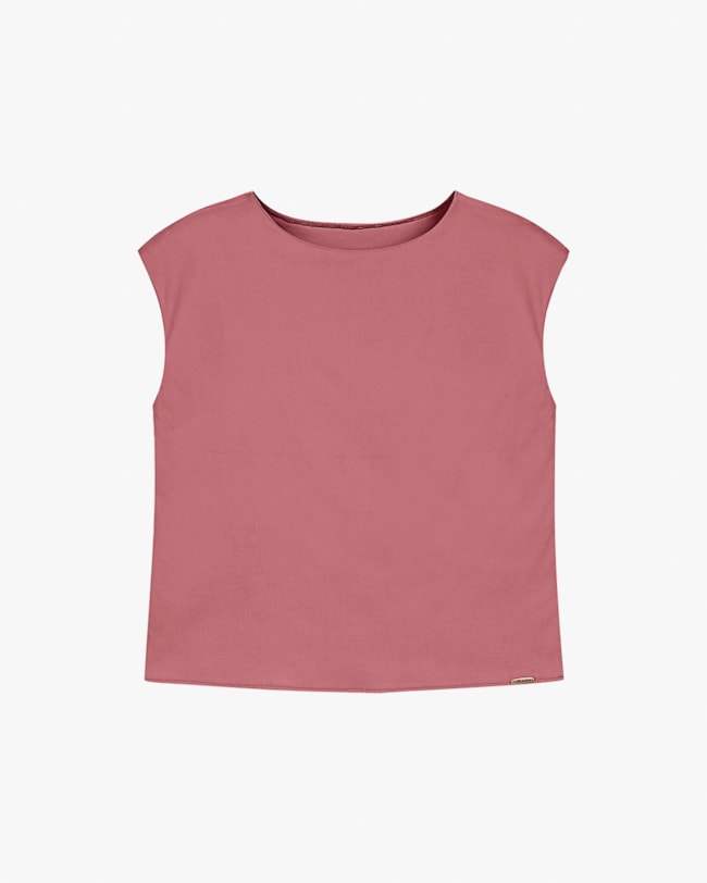 Blusa Feminina Cobre Cós com Decote Redondo - Cereja Rosa - Vegas-c72c4e3d-5faf-42b5-8a1e-dff476c08bdf