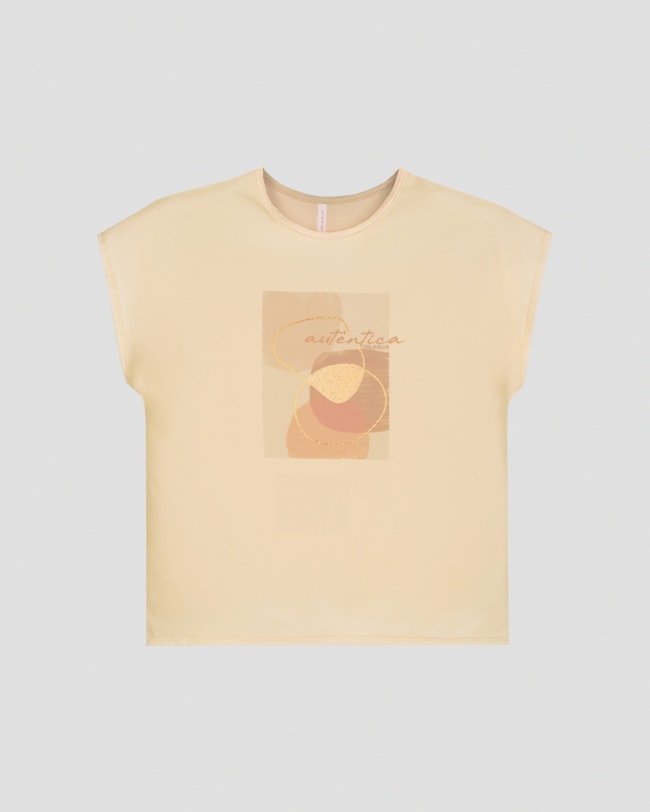 Blusa Feminina com Estampa Sublimada Cereja Rosa Bege-8377d907-f042-4c7b-b9f1-2592e20beca8