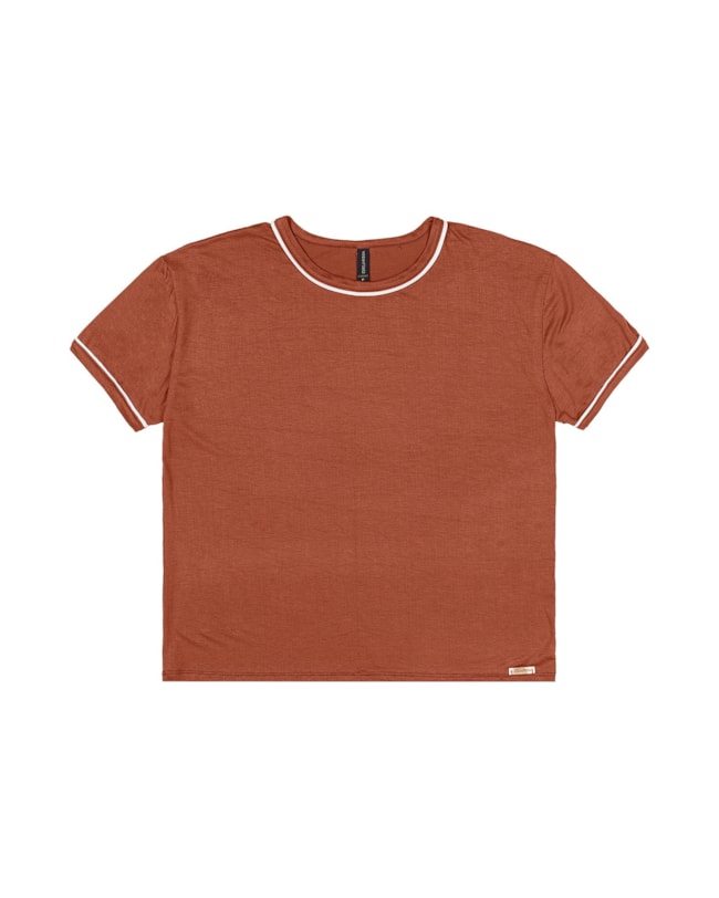 Blusa Feminina com Filete Contraste Cereja Curves-a13633e4-0ba3-4756-aaee-a442ce1e4a69