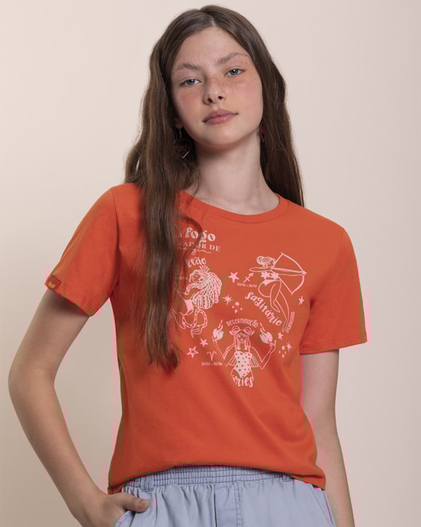 Blusa Feminina Elementos dos Signos Based