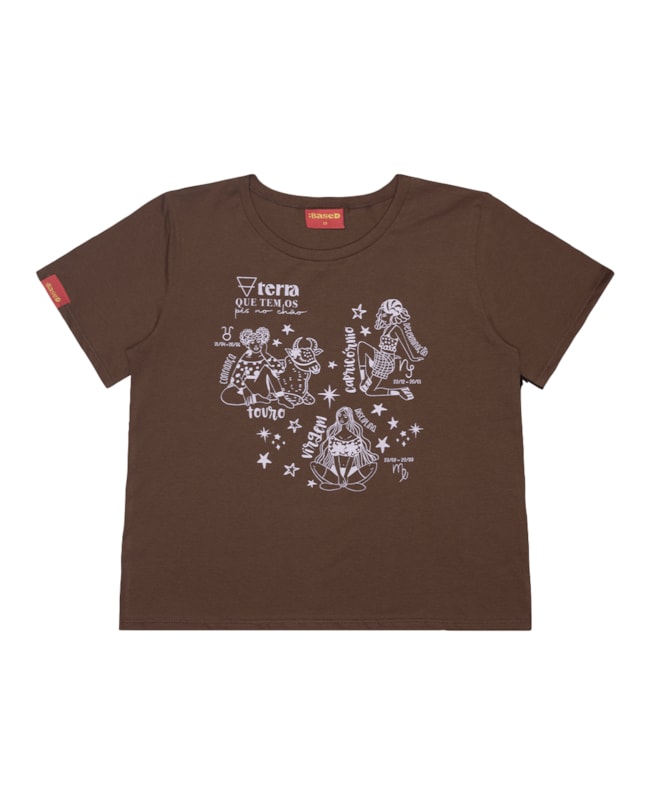 Blusa Feminina Elementos dos Signos  Based-c93fdebb-4e06-4765-aa50-311c3459aa1f