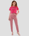 Blusa Feminina em Meia Malha com Estampa Metalizada - Cereja Rosa - Cherry-4526d09d-3e29-4c6b-b1d9-9c51ac3facab