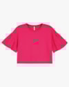 Blusa Feminina em Meia Malha com Mangas Ampla -  Cereja Rosa - Cherry-dae57183-85d8-48d5-aee1-c2e965a8ea19