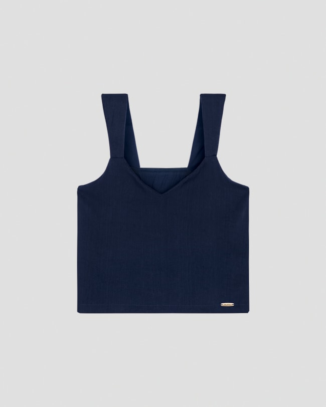 Blusa Feminina em Viscose com Decote V Cereja Rosa Azul-6d580977-a560-4f4b-9bcd-27fee7c5b4e2