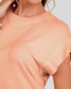 Blusa Feminina em Viscose Listrada Cereja Rosa Nude-104e5289-0a71-428f-bac0-98176e50dfeb