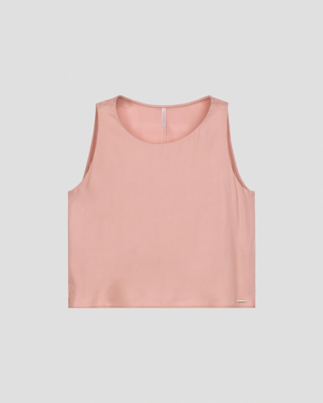 Blusa Feminina em Viscose sem Mangas Cereja Rosa Rosê-e3b28844-4798-41cf-bea5-c21801be4e0e