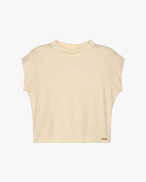 Blusa Feminina em Viscose Trabalhada com Retilínea - Cereja Rosa - Tapioca