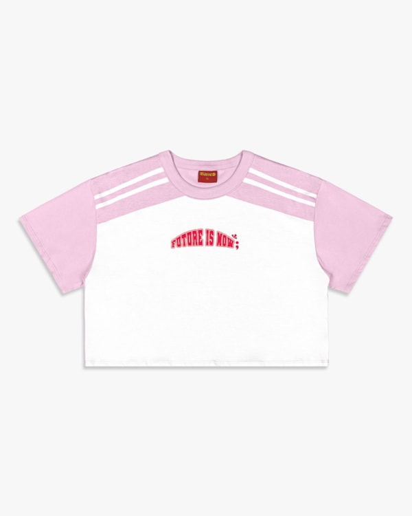 Blusa Feminina Juvenil em Meia Malha com Estampa - BaseD - Astral