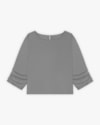 Blusa Feminina Manga 3/4 em Tecido Viscose - Cereja Rosa - Silver-0ae8ee4c-8f63-4953-8c28-aafd5c69a691