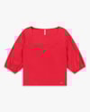 Blusa Feminina Manga 3/4 em Viscose - Cereja Rosa- Hibisco-G-c4017d9e-7c03-4286-b578-c3bd2894ca64