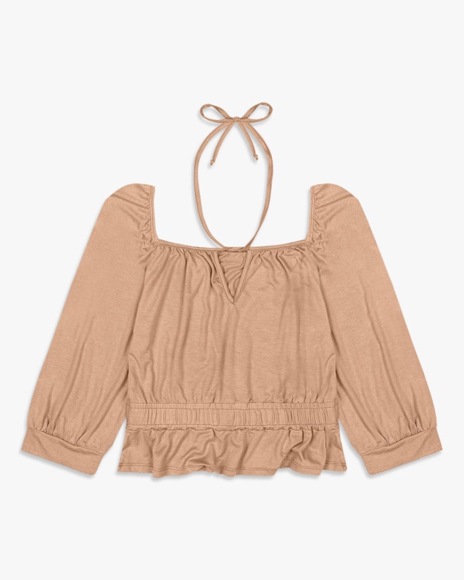 Blusa Feminina Manga 3/4 em Viscose Crepe - Cereja Rosa - Toffee-063ab5e7-6b60-4d13-a7f3-182e57699b13