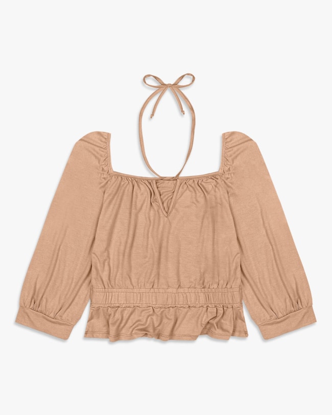 Blusa Feminina Manga 3/4 em Viscose Crepe - Cereja Rosa - Toffee-d986edb5-2ba0-47e9-a616-3d8464068e29