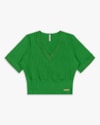Blusa Feminina Manga Curta com  Decote V - Cereja Rosa - Online-G-a79f096c-4763-462f-a276-e0994fdd5e80