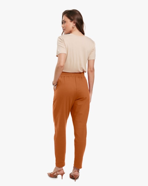 Blusa Feminina Manga Curta com Estampa-Cereja Rosa-Deserto