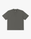 Blusa Feminina Manga Curta com Gola Alta - Cereja Rosa - Dark Gray-8e0547b4-89c4-419c-9ad5-746094af60d5