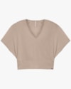 Blusa Feminina Manga Curta em Tecido Viscose - Cereja Rosa - Carvalho-46675a5e-e22c-4cf5-baa2-93d034f9184e