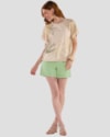 Blusa Feminina Manga Curta Estampa Folhagem - Cereja Rosa - Tapioca-8c84db07-53f2-44cc-908f-ae776446ccbf