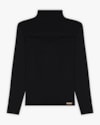 Blusa Feminina Manga Longa com Detalhe Cut Out - Cereja Rosa - Preto-09960d93-b33b-48be-b86c-465ca09c86e7