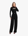 Blusa Feminina Manga Longa com Detalhe Cut Out - Cereja Rosa - Preto-51b864c0-ea30-42ae-9525-5a5006e44766