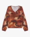 Blusa Feminina Manga Longa Estampada - Cereja Rosa - Inca-c39f769c-614a-4704-b37d-874ebb4f67fc
