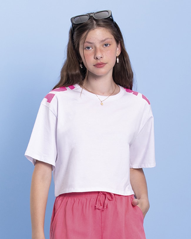 Blusa Feminina Meia Malha  Based-24ca9144-028c-4b81-9050-dfd4aa95621d