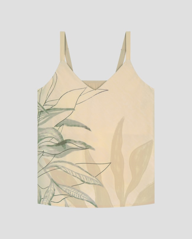 Blusa Feminina Plus Size com Alça Ajustável Cereja Rosa Bege-458aecae-8bbb-44c5-82fb-75bdaee1789e